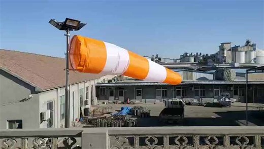 Professional Goose Windsock Orange/Red/White 1.5m 100% Polyester Waterproof Oxford Cloth Stainless Steel Flagpole High Safety