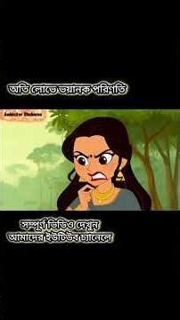 টেকো বউ 😱 | লোভী বউয়ের পরিনতি! | Animaker Shuborna #banglastory #রূপকথার_গল্প #banglacartoon