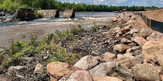 Republic Dam reconstruction continues