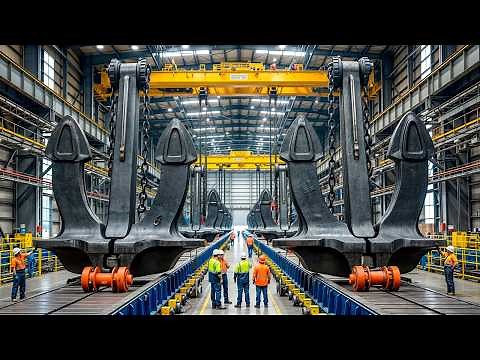 Comment c'est fait : L'Ancre Géante de 100 Tonnes (Née de la Ferraille)