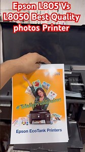 Epson L805 Vs L8050 Best Quality photos Printer#epson #service #printersupportsoftware