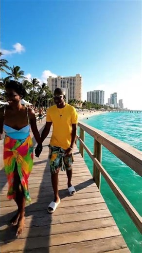 Beautiful Miami Beach Pier Walk | Florida Ocean View