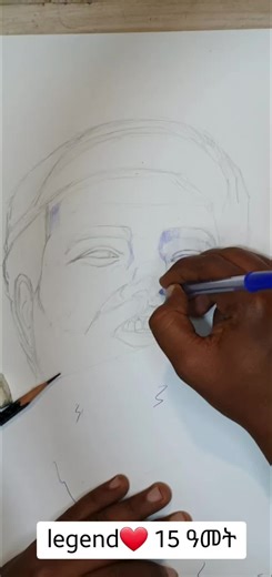 Captivating Pen Drawing of Tigray Art