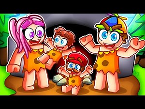 Having A Caveman Family In Roblox!