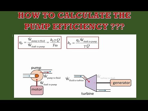 Pump efficiency Calculation