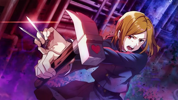Nobara Kugisaki Hammer Impact Live Wallpaper