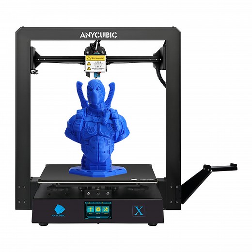 Anycubic Mega X -Smart & Safe Large Metal FDM 3D Printer with Patented Heatbed and PLA Filament