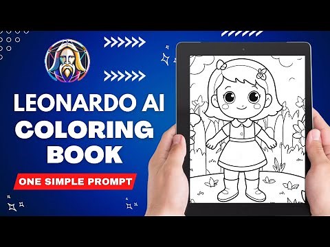 Create Perfect Coloring Book with Leonardo AI Prompt | Leonardo ai tutorial