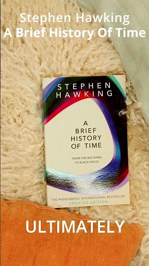 A Brief History Of Time by Stephen Hawking #bookreview #books #booktok #booktube
