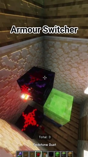 minecraft armor switcher #minecraft #minecraftshorts