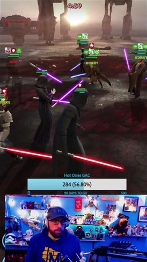 Have a snickers, Depa.... #galaxyofheroes #swgoh