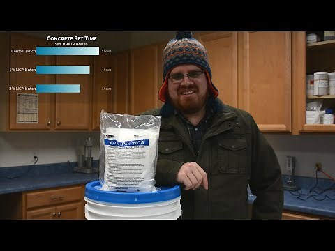 Non-Chloride Concrete Set Accelerator & Cold Weather Concrete