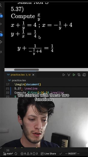 Raul on Instagram: "Reciprocal System of Equations"