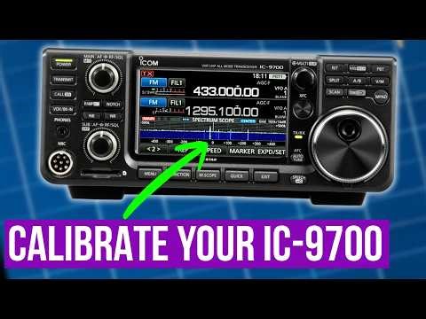 Icom IC-9700 Frequency Reference Calibration Tutorial