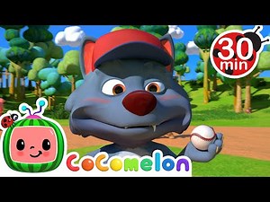 Take Me Out to the Ball Game and More! | CoComelon Furry Friends | Animals for Kids
