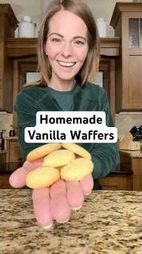 Homemade Vanilla Waffers #homemade #recipe #cooking #food #vanilliawaffers