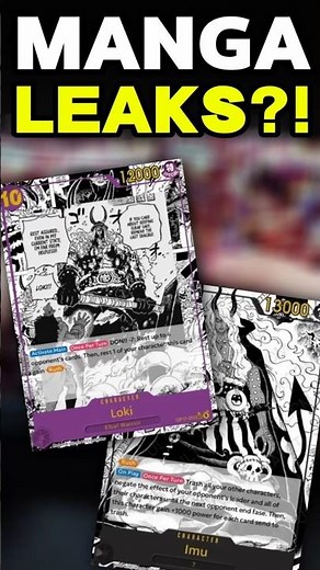 OP17 Manga Rares Just LEAKED…?! | One Piece TCG Day 165