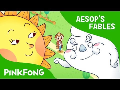 The Sun and the Wind | Aesop's Fables | PINKFONG Story Time for Children