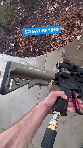 159K views · 104K reactions | Is this satisfying to anyone else?? I did this over the weekend for hours and it didn’t get old! #homedesign #homerenovation #homeremodel #pressurewashing #carwash #construction | Brad DeBerti | Facebook