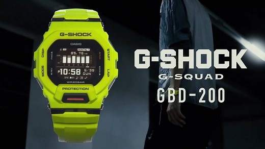 Here comes the brand new G-SHOCK G-SQAUD GBD-200 with digital square case model with step counter. #casio #gshock #absolutetoughness #GBD200 #GSQUAD | CASIO G-SHOCK