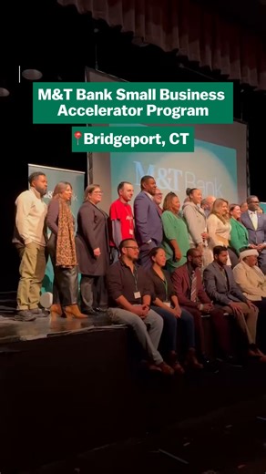 Our Small Business Accelerator Program recently concluded in Bridgeport, CT, bringing together local business owners for weeks of immersive learning and collaboration. From building strong business plans to understanding credit, marketing, branding and community resources, the program was designed to help entrepreneurs grow with confidence. Hear from participants and stay tuned for our next program! https://www.mtb.com/business/accelerator-program | M&T Bank