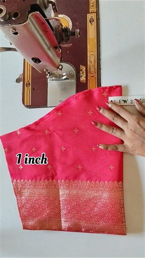 blouse sleeve front armhole cutting easy trick #stitchingtips​ #tips​ #designerankita