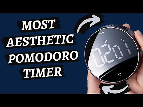 Aesthetic Pomodoro Timer for University Students with ADHD | The Baseus Heyo Magnetic Rotation Timer