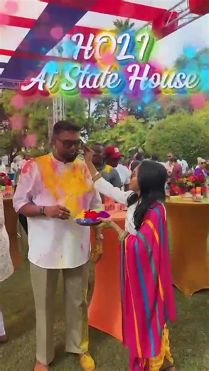 Today, First Lady Arya Ali, the boys and I hosted Rang Barse — a vibrant afternoon of Chowtaal, songs and colours to usher in Phagwah on the lawns of State House. In my remarks, I reflected on the importance of Phagwah not only to our Hindu brothers and sisters, but to our nation as a whole. Guyana’s rich diversity places us in a unique position to celebrate religious harmony. At this time of year, as we observe Lent, Ramadan and Phagwah, we send a powerful message to the world — that unity, res