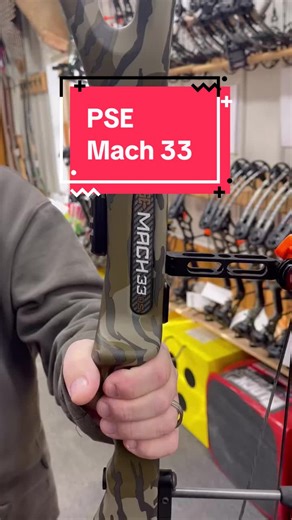 Little John shows off the PSE Mach 33. This is a great shooting bow that’s perfect for cold weather hunting. #a1archery #archery #archerylife #archerytok #psearchery