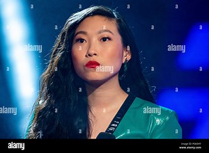 Toronto, Canada. 26th August 2018.   Awkwafina  performs on stage during the 2018 iHeartRadio MuchMusic Video Awards Show at MuchMusic HQ on Queen Street in Toronto. Nicole Wilson/L2M/EXimages Stock Photo - Alamy