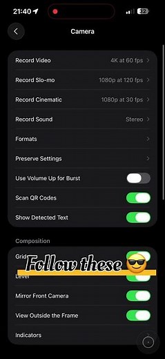 Boost iPhone Camera Quality with These Hidden Settings! 📸 (2026 Guide)
