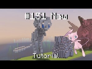 NEW How to build a Pokémon Mew in Minecraft (Tutorial)