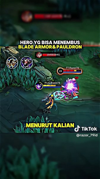 Hero yang bisa menembus blade aemor&pauldon? #mobilelegend #mlbbcreatorbase #mobilelegendsbangbang #mlbb #razor79