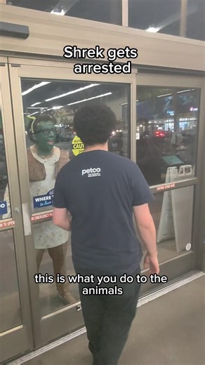 Shrek gets arrested