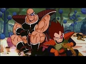 DBZ Greek - First Appearance of Vegeta and Nappa (Episode 5)