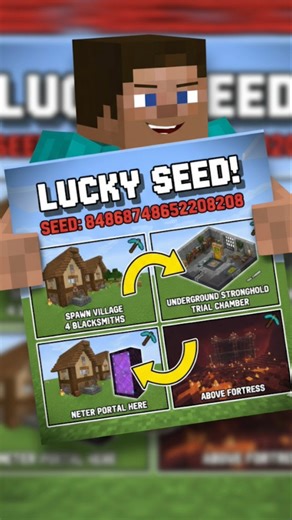 This Seed Is TOO OP 😳🔥 (4 Blacksmith + Stronghold!)