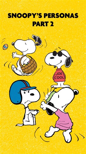 It’s part 2 of Snoopy’s personas! Which is your favorite? #Snoopy75 #NationalDogDay | Snoopy