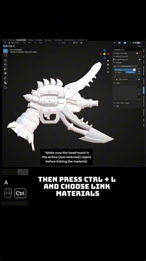 Apply One Material to Multiple Objects in Blender | Ctrl + L #blendertutorial #materials #texturing