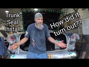 Trunk Seal Install On A 1955 Chevy