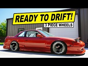 THE S13 240SX IS COMPLETE! New exhaust +3 piece wheel reveal!