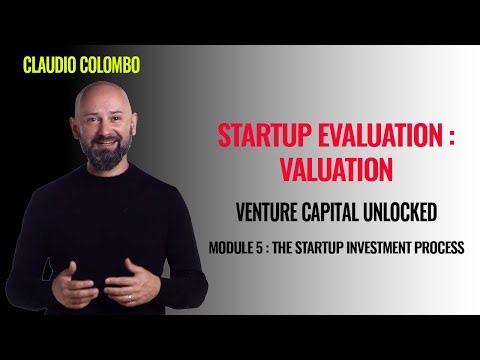 Module 5: The Startup Investment Process - (4) Startup evaluation: valuation