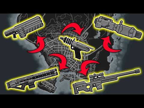 GTA 5 - All Secret and Rare Weapon Locations (Rail Gun, Up-n Atomizer & more)