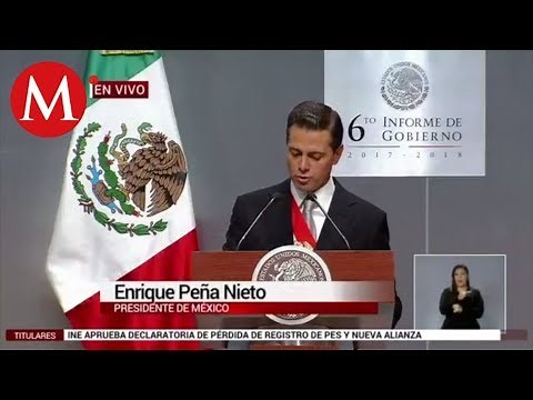 Sexto Informe de Gobierno de Enrique Peña Nieto, video completo