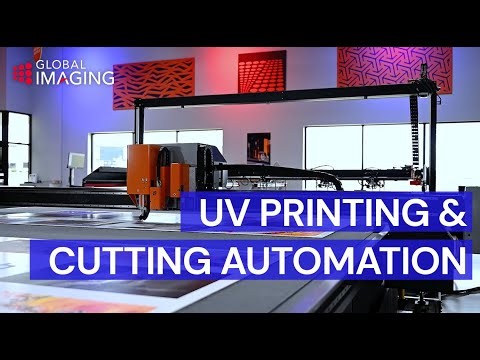 UV Printing & Cutting Automation: Digitech TruFire + Kongsberg C64