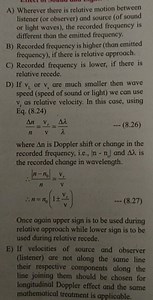 A) Wherever there is relative motion between listener (or obser... | Filo