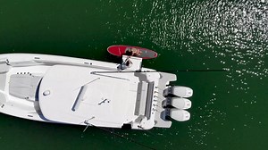 Our new hullside hydraulic swim platform with integrated ladder makes it easier than ever to get in and out of the water, and perfectly clear to see why Intrepid innovation is still leading the way. Start building yours today: IntrepidPowerboats.com #IntrepidPowerboats #OneOfAKindOneAtATime #TheIntrepidDifference #Boats #Boating #CenterConsoles | Intrepid Powerboats