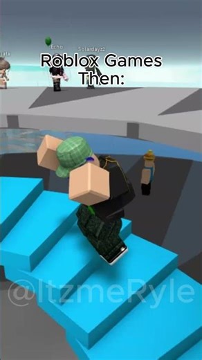 Roblox Games Then Now #roblox #edit #transition #nostalgia