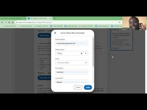 How to fill the Other Recommenders Section on the Common App- Ayobami Bakare
