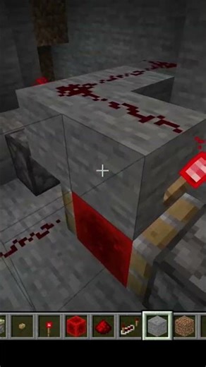 Easy Secret Base! #minecraft #secretbase #redstone #shorts