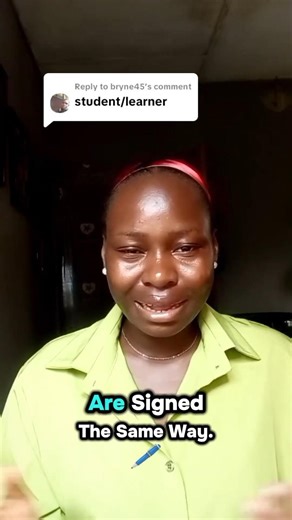 How to sign student/learner in ASL.#asl #americansignlanguage #foryoupage#shorts #christyspecial